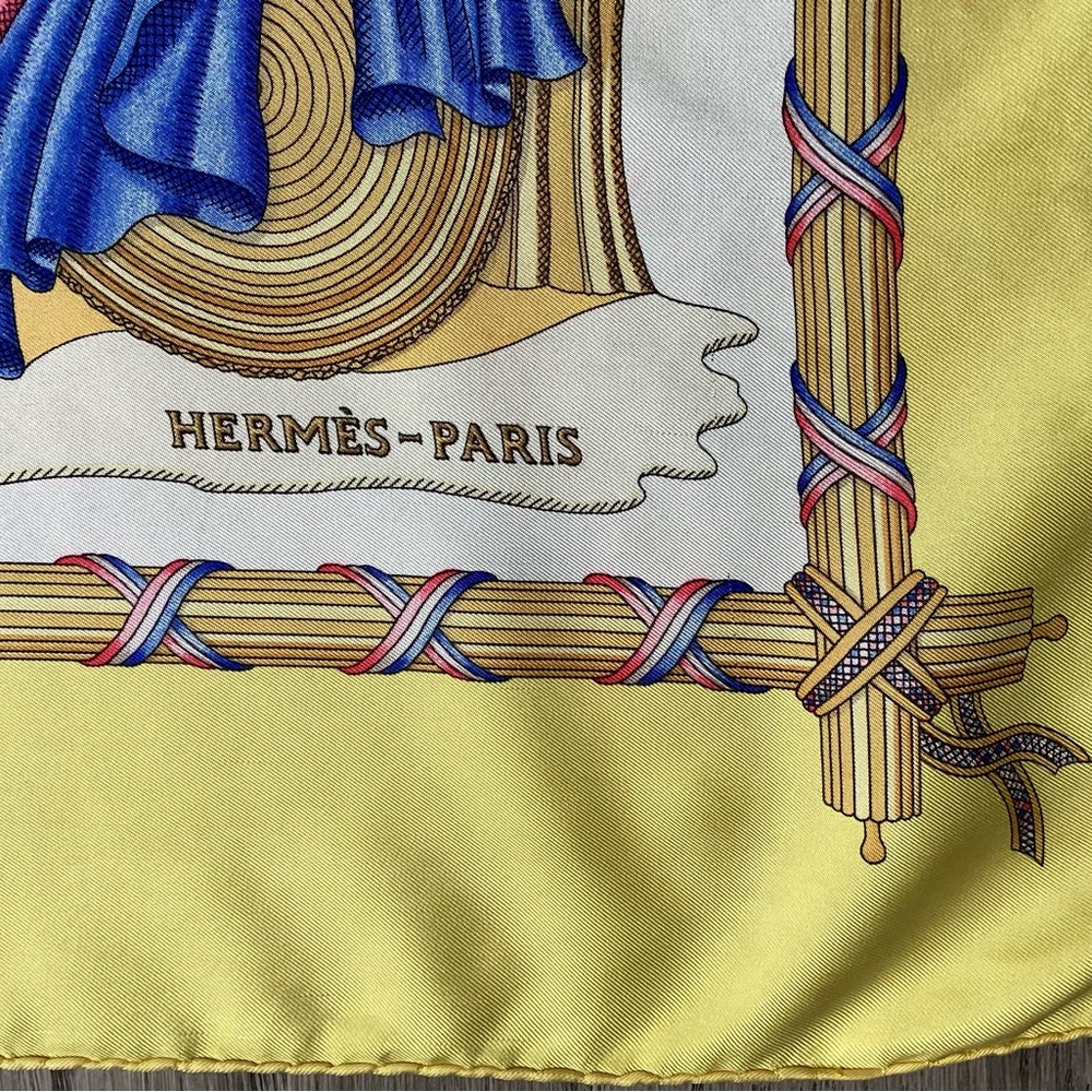 Hermes scarf “1789 “  by J. Metz - Picture 8 of 16
